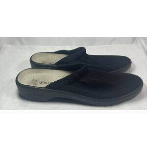 Arcopedico Women’s Shoes Size 8 Black Knit Slip On Flats